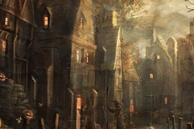 640x1136 Halloween Scenery Iphone 5 Wallpapers