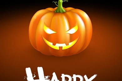 Halloween Tricky Pumpkin iPhone 6 Wallpapers Download