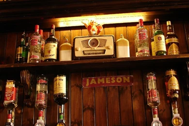 Non Nude Wallpaper, Irish Bar, Westport, Mayo, Ireland