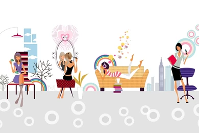 Fashion Illustration Women Wallpapers 17820   Fashion Women ...