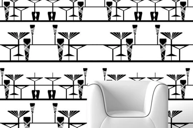Manhattan Bar Wallpapers   ATADesignsATADesigns
