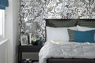 Colorful Wallpapers On One Wall   Shelterness