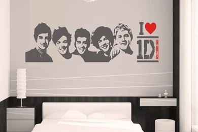 Aliexpress.com : Buy DIY Black Wall Sticker One Direction Poster ...