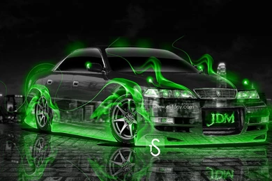 Toyota Mark 2 JZX100 JDM Fire Crystal Car 2013 « El Tony