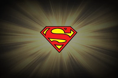 Superman Logo On The Rays Wallpapers   Movie Wallpapers