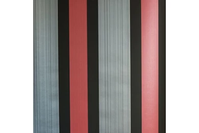 B&M: > Fine Decor Sunflower Red Stripe Wallpapers   312322