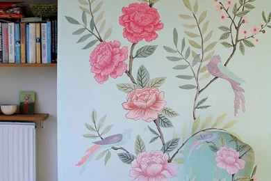 Luxe Chinoiserie Wallpapers Panel By Sarah Hardaker ...