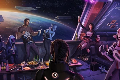 Happy Mass Effect Mass Effect 3 Femshep Commander Shepard ...