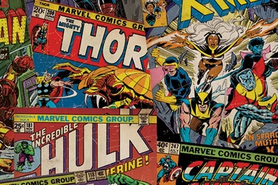 Marvel Comics Bedroom: Marvel Comics Wall Mural It Looks Amazing ...