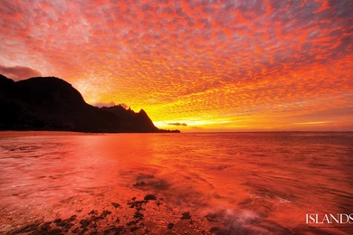 Desktop Wallpaper Backgrounds Hawaii Kauai Sunset