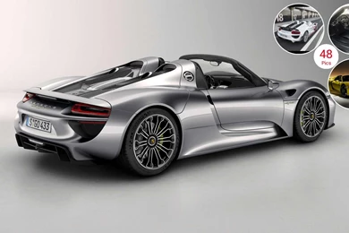 2014 Porsche 918 Spyder   Rear