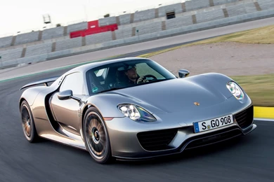 Blue Porsche 918   Image