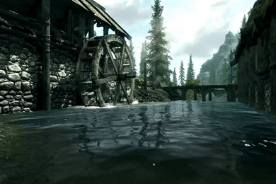 Live Wallpapers Skyrim River Scene (1080p) YouTube