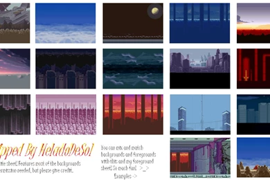 Game Boy Advance Mega Man Zero 2 Stage Backgrounds The ...