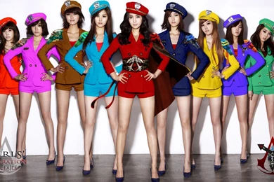 Girls Generation Colorful Sailor Suits