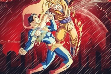 Goku Vs Superman By Kiyoshi33 On DeviantArt