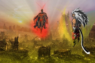 Gokuvssuperman   DeviantArt