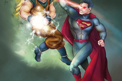 Goku Vs Superman By Scottssketches On DeviantArt