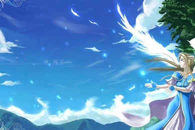 AH MY GODDES BELLDANDY THE GODDESS WALLPAPER   (