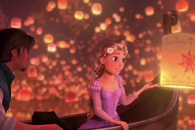 Lantern Scene In Tangled HD Image For iPhone 6   Cartoons Wallpapers