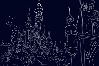 Commission: Tangled: Lanterns Shadowbox Sketch By The Paper Pony ...