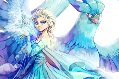 Elsa And Articuno Computer Wallpapers, Desktop Backgrounds ...