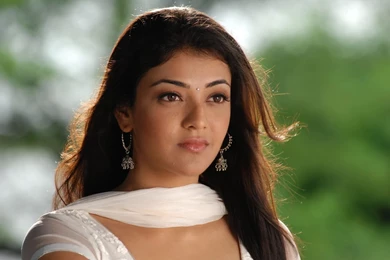 Kajal Agarwal White Salwar Khameez Wallpapers