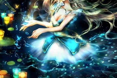 Download Wallpapers 1080x1920 Girl, Anime, Art, Boy, Dream, Glow ...