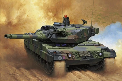 Wallpapers Painting Art Tanks Tank Leopard 2A Army Image