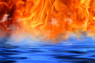Fire   Water   Meet HD Desktop Wallpapers : Widescreen : High ...