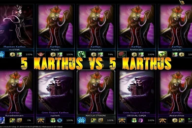 5 Karthus Vs 5 Karthus League Of Legends   5 Same Champions On Mid ...
