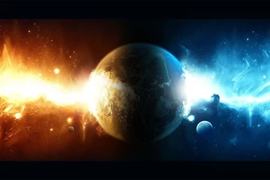 Gallery For   Cool Ice And Fire Backgrounds