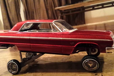 64 Impala Lowrider Model Car Hopper   YouTube