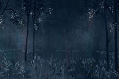 Nature Pattern Wallpapers / Fabric / Contemporary / Handmade ...