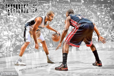 Spurs Tony Parker NBA Finals Wallpapers   Streetball