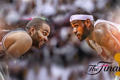 NBA Finals Wallpapers – LeBron James And Tony Parker At Ease ...