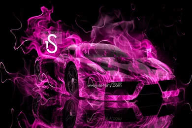 Ferrari Enzo Fire Abstract Car 2013 « El Tony