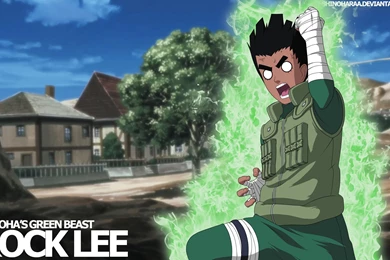 Rock Lee Wallpapers 00142 8 Gates Mode   Free Naruto Wallpapers