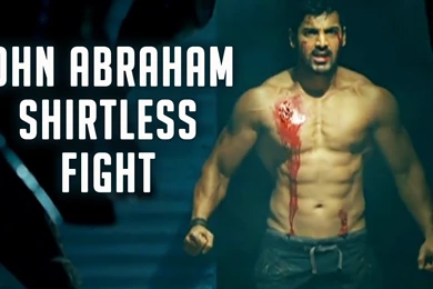 John Abraham Shirtless Fight Sene