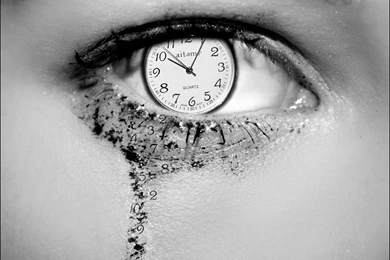 Clocks Eyes Grayscale Monochrome Photo Manipulation Wallpapers ...