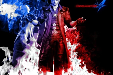 Nero VS Dante Dante VS Nero Wallpapers (28393996) Fanpop