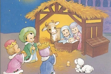 Magi Found Mary And Jesus In The Barn   The Nativity Scene ...