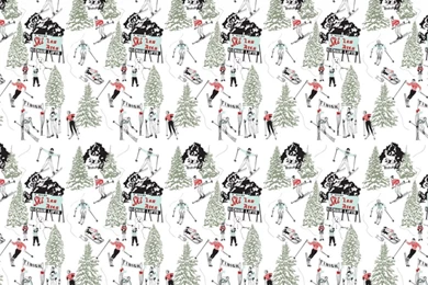 Five Kitsch Vintage Style Wallpapers