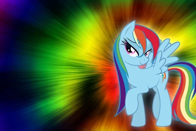 Pinkie Pie Scares Rainbow Dash   Wallpapers By TheSharp0ne On ...