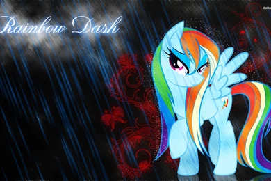 Proud Rainbow Dash In The Rain   My Little Pony: Friendship ...
