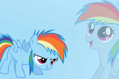 My Little Pony Rainbow Dash Filly   Wallpaper.