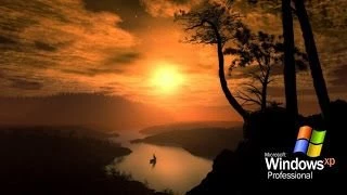 Windows River Montain Sunset Xp Desktop Wallpapers Download ...