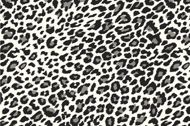 Arthouse Fierce Leopard Skin Animal Print Wallpapers Black White 618201