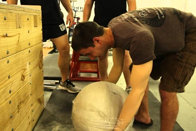 Ranger Up Workout: Stone Lifting   YouTube