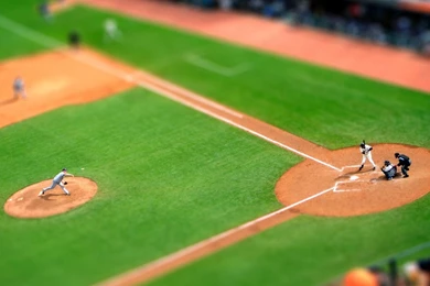 Wallpapers Baseball, Tilt Shift, Stadium Desktop Wallpapers » Sports ...
